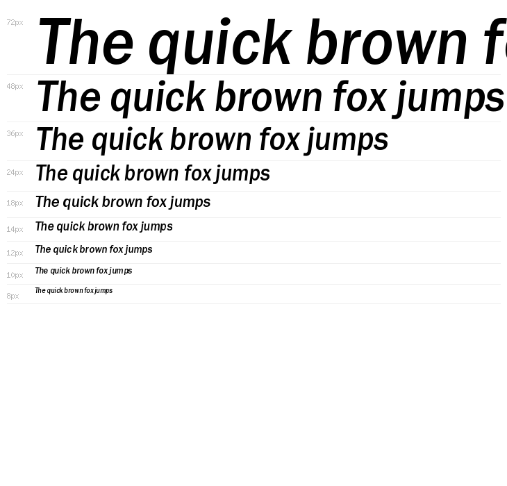 Frankston Italic Waterfall