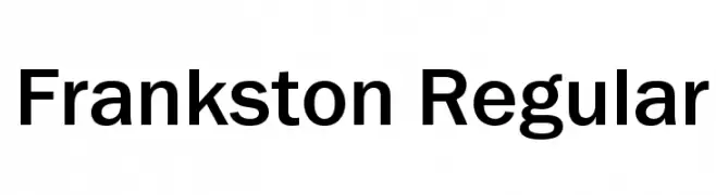 Frankston Regular  Fuentes Gratis Descargar