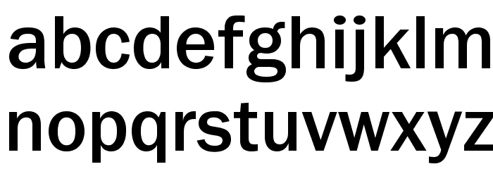 Frankston Regular Font LOWERCASE
