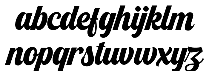 Franky Font LOWERCASE