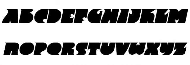 Frantic Italic خط أحرف صغيرة