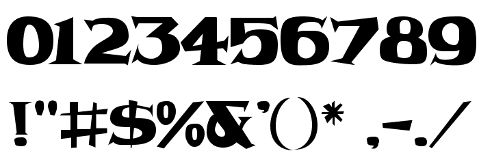Frantic JL Font OTHER CHARS
