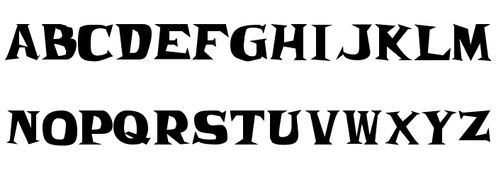 Frantic JL Font LOWERCASE