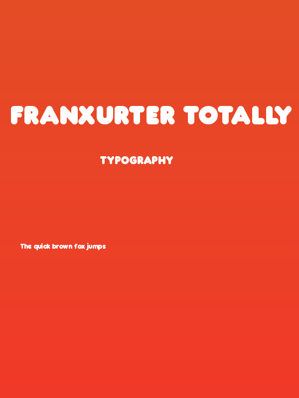 Franxurter Totally Fat Poster