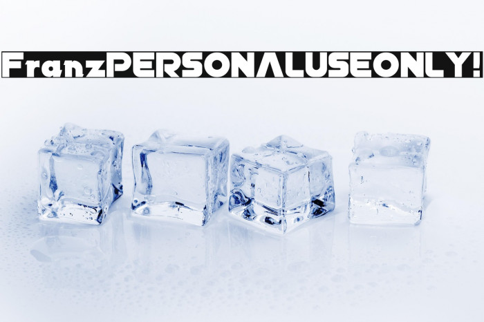 Franz PERSONAL USE ONLY! Example 1