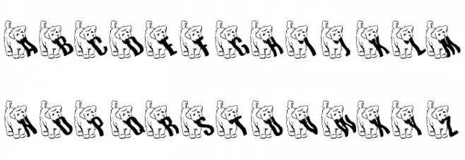 Franzi خط أحرف كبيرة