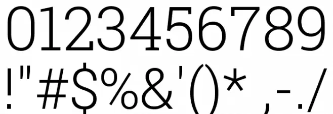 Franzo Light Font OTHER CHARS