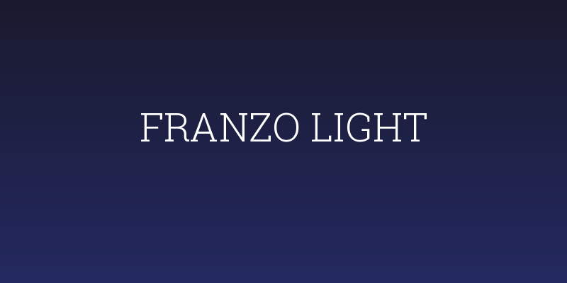 Franzo Light Social Header