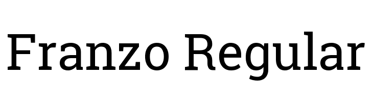 Franzo Regular  フリーフォントのダウンロード