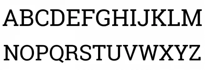 Franzo Regular Font Litere mari