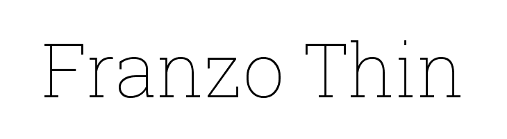 Franzo Thin  Descarca Fonturi Gratis