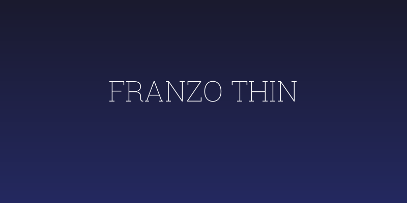 Franzo Thin Social Header