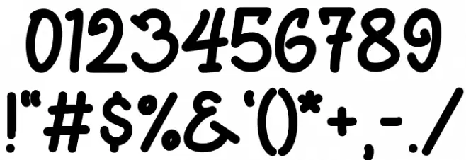 Frappe Latte Font OTHER CHARS