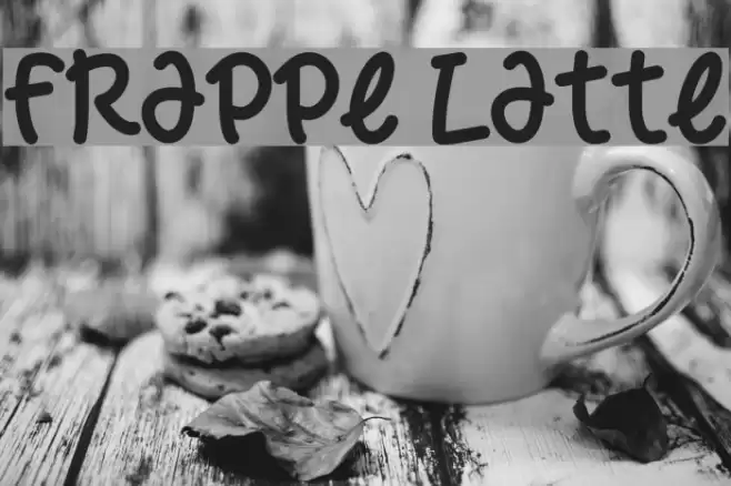 Frappe Latte Font examples