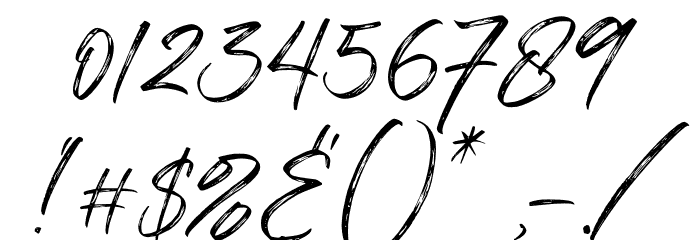 Frasell - Personal Use Font OTHER CHARS