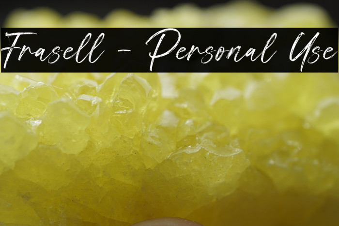 Frasell - Personal Use Example 1