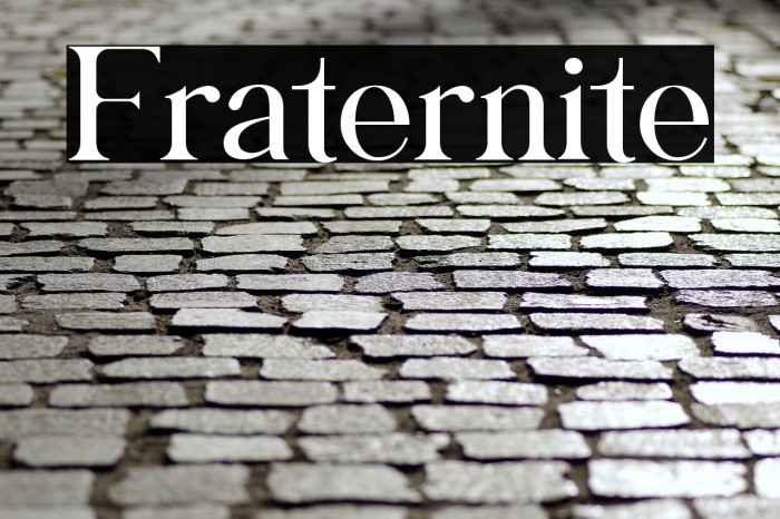 Fraternite Example 1