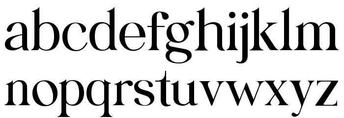 Fraternite Font LOWERCASE