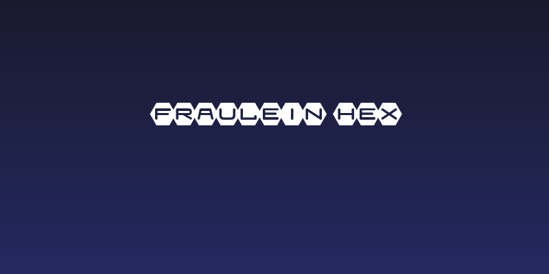 Fraulein Hex Social Header