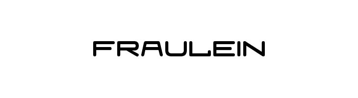 Fraulein Font