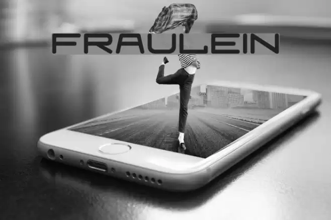 Fraulein Font examples