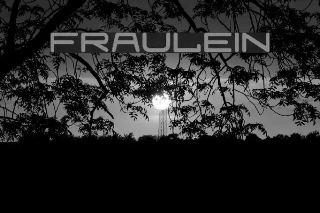 Fraulein Font examples