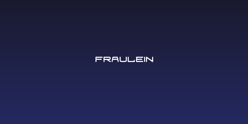 Fraulein Social Header