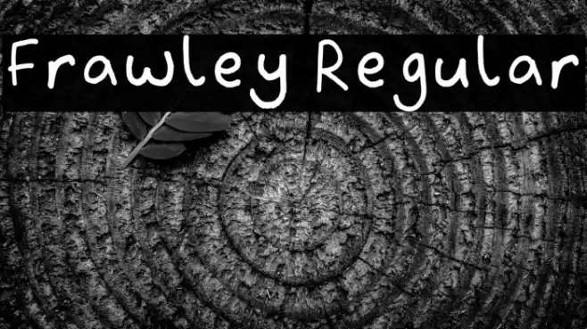 Frawley Regular Шрифта examples