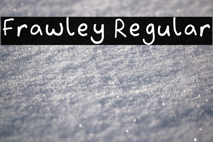 Frawley Regular Example 2