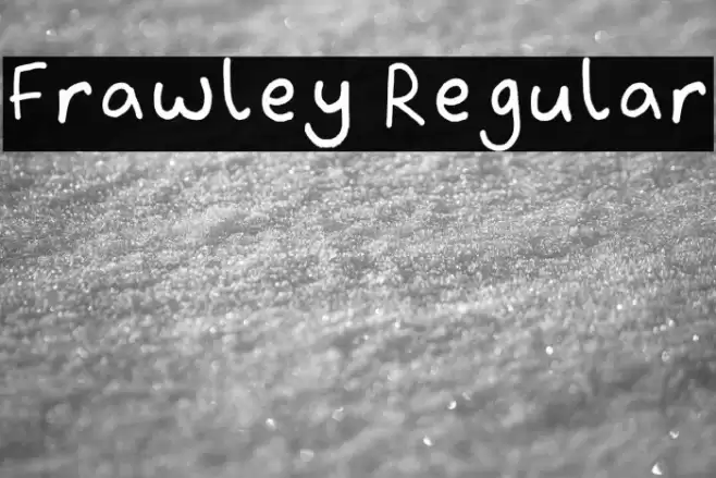 Frawley Regular Шрифта examples