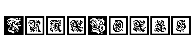 FraxBoxes Font