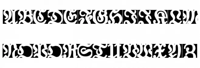 FraxBrix Font Litere mari