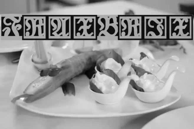 FraxBrix フォント examples