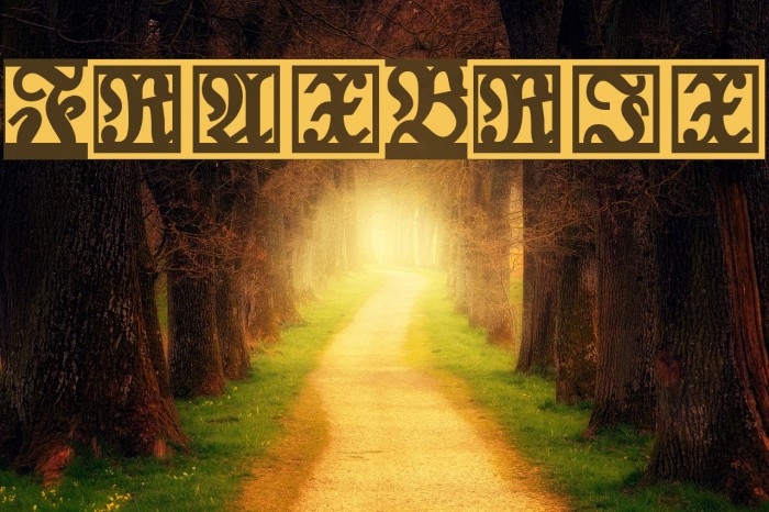 FraxBrix Font examples