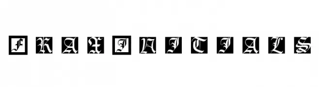 FraxInitials  フリーフォントのダウンロード