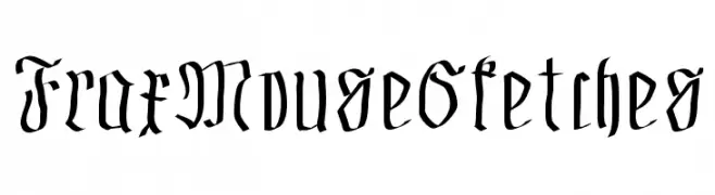 FraxMouseSketches  Fuentes Gratis Descargar