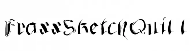 FraxxSketchQuil l  Free Fonts Download