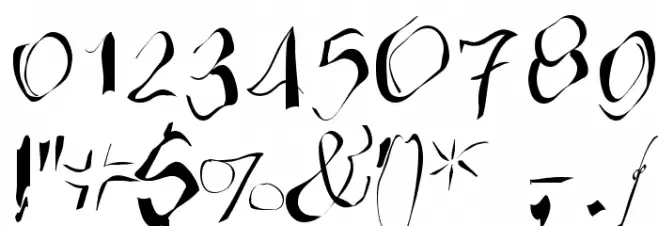 FraxxSketchQuil l Font OTHER CHARS