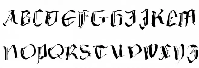 FraxxSketchQuil l フォント 大文字