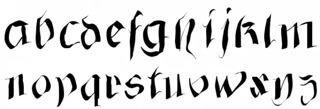 FraxxSketchQuil l Caratteri MINUSCOLO