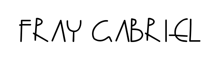 Fray Gabriel  font caratteri gratis
