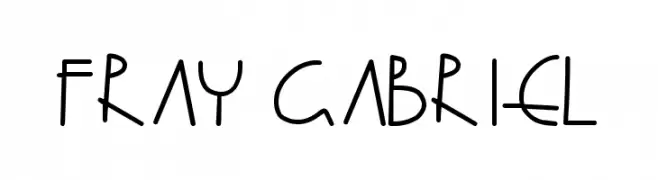 Fray Gabriel  免费字体下载