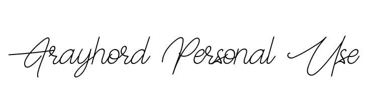 Frayhord Personal Use  baixar fontes gratis