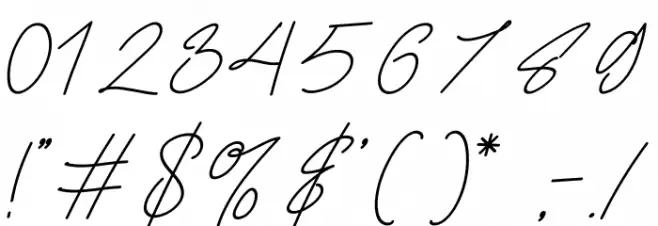 Frayhord Personal Use Font OTHER CHARS