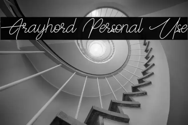 Frayhord Personal Use Font examples