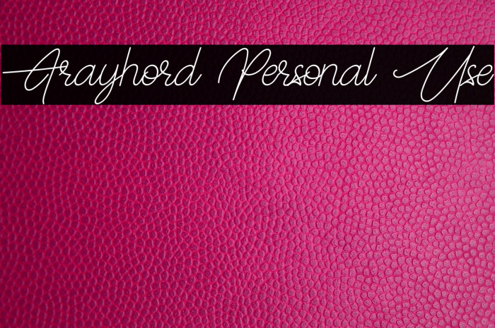 Frayhord Personal Use Example 2