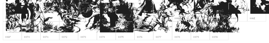 FrazettaBats1 Character Map