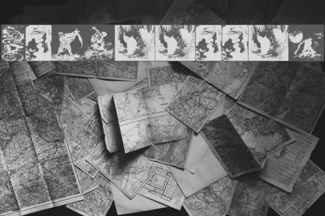 FrazettaBats1 Font examples