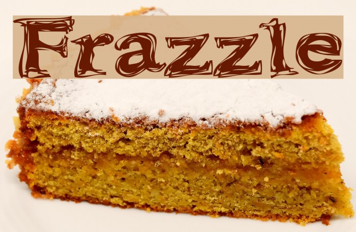 Frazzle Font examples