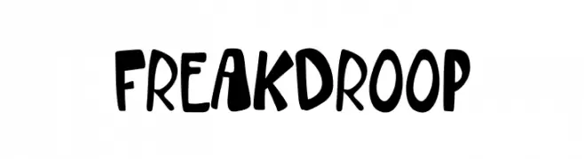 Freak Droop  font caratteri gratis